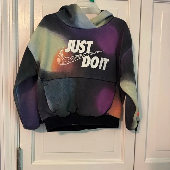 Nike Kids Gradient Hoodie - Purple, Orange, Green! So adorable stylish & comfy! - Picture 2 of 7